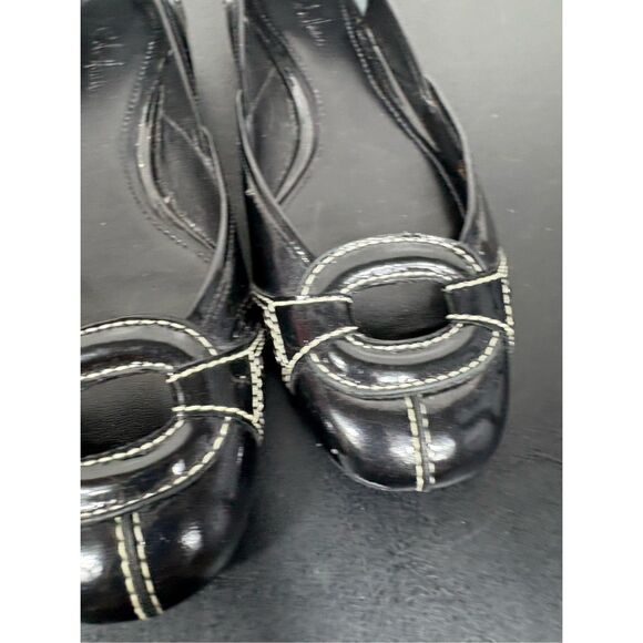 Cole haan black patent ballet flats size 7 - Picture 4 of 9